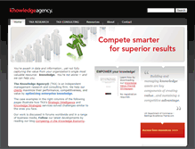 Tablet Screenshot of knowledgeagency.com